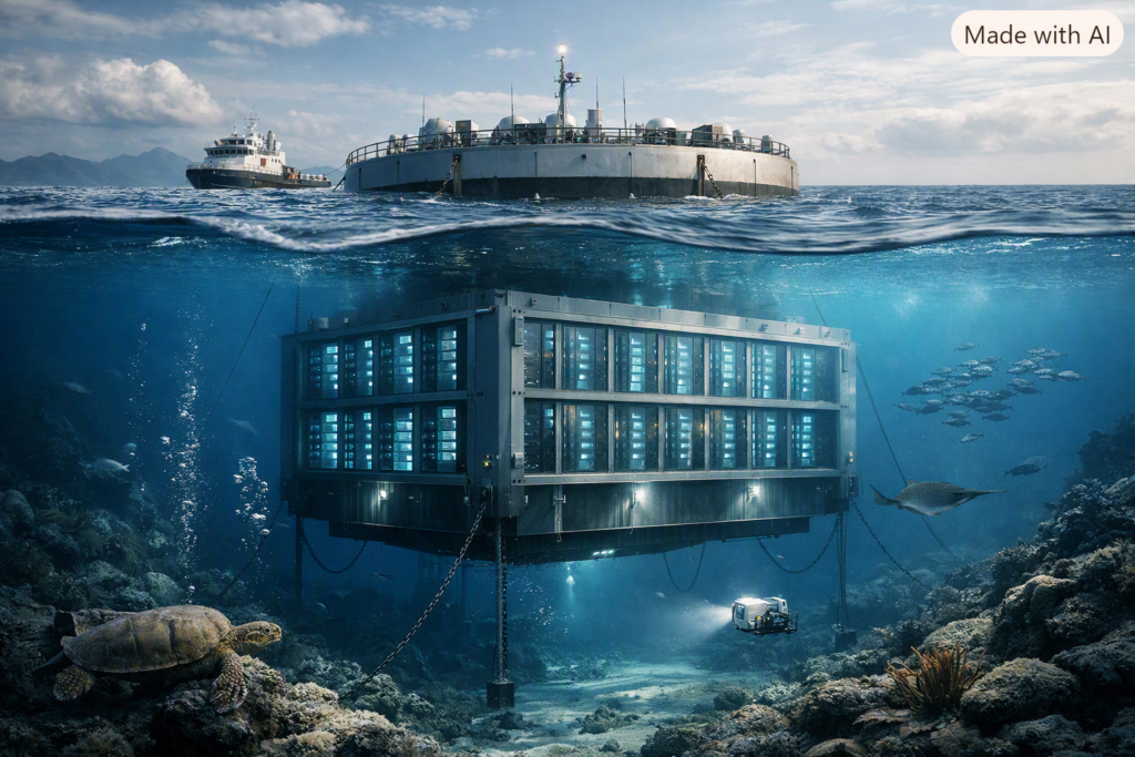 AI Companies Look to the Ocean as a New Frontier for Data Centers