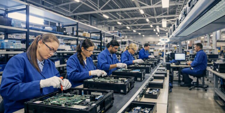 Computer assembly line
