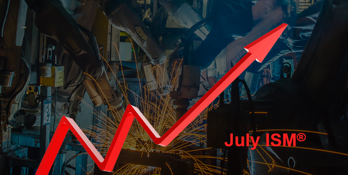 US Manufacturing Activity Grew at Its Fastest Rate in More Than Four Years, July ISM Report Shows