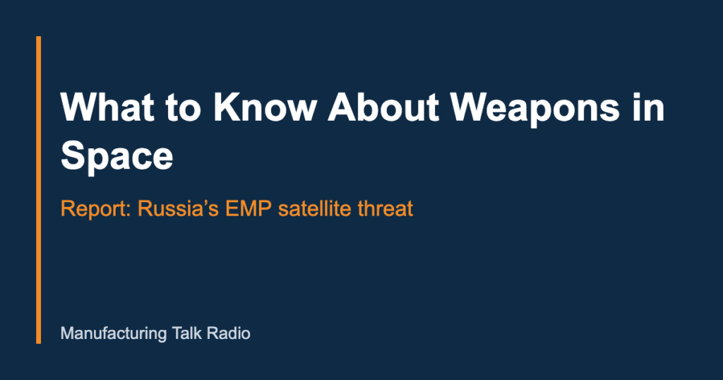 What to Know About Weapons in Space